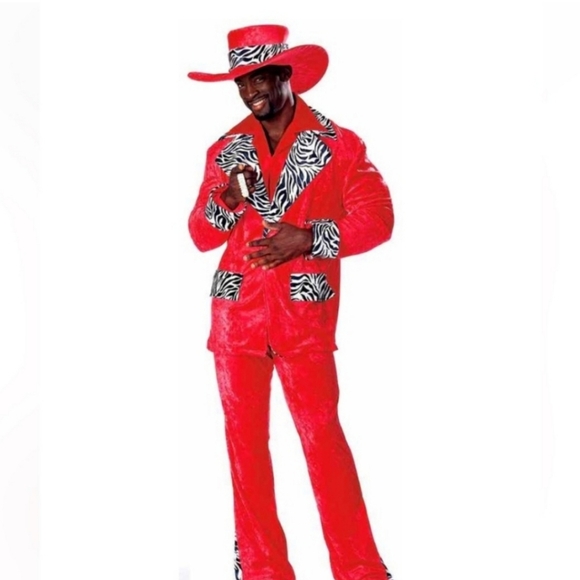 Rubies Red Player / Pimp Costume Size L - Picture 1 of 4